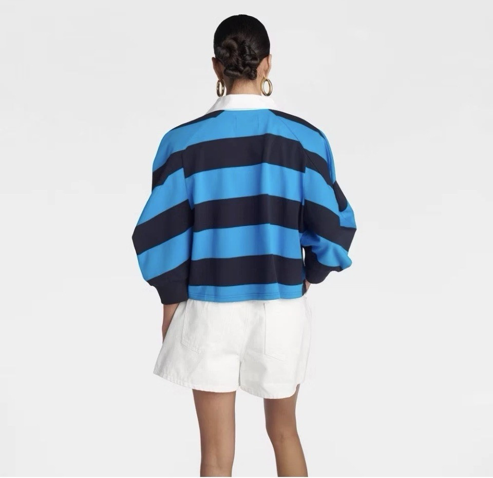 KBB by KAHLANA Women's 'The Striped Crewneck T-Shirt' - Navy Blue 2X | eBay | eBay US
