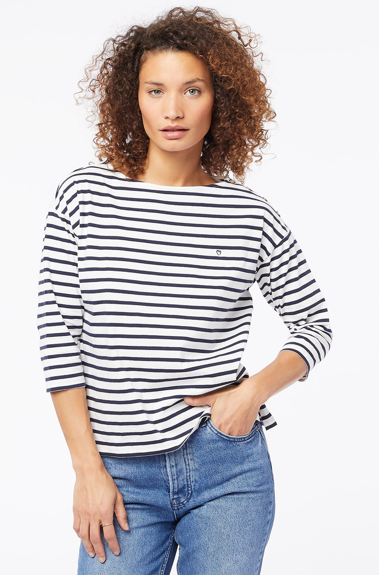 PITANE

T-shirt rayé manches 3/4 | Etam FR