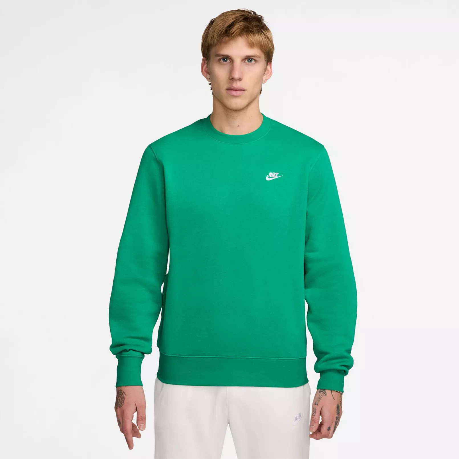 Men's Nike Club Brushed Fleece Crewneck Sweatshirt | Kohl's