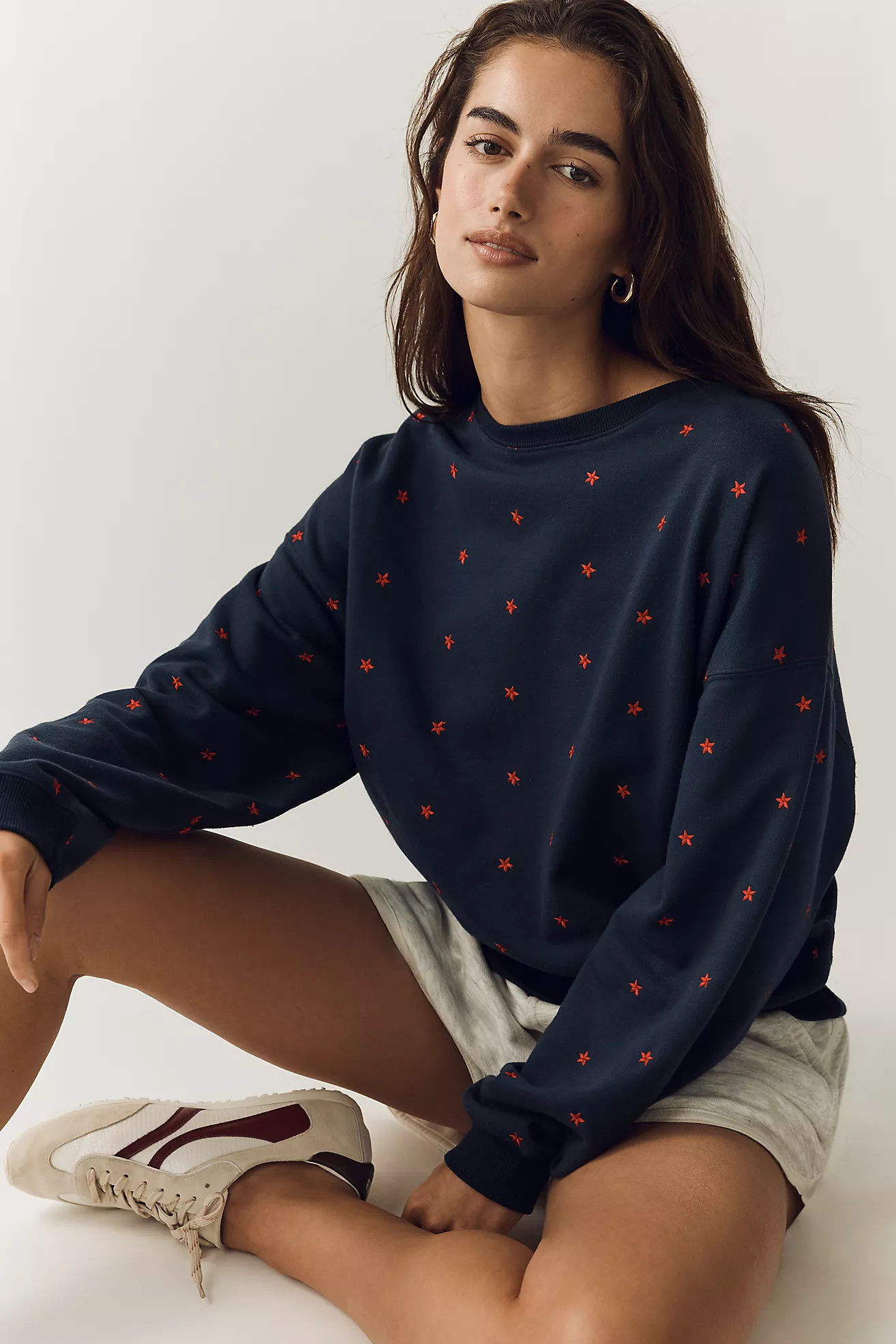 Beach Riot Devyn Oversized Crew-Neck Sweatshirt | Anthropologie (US)