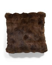 20X20 Bubble Soft Faux Fur Pillow, Polyester | TJ Maxx