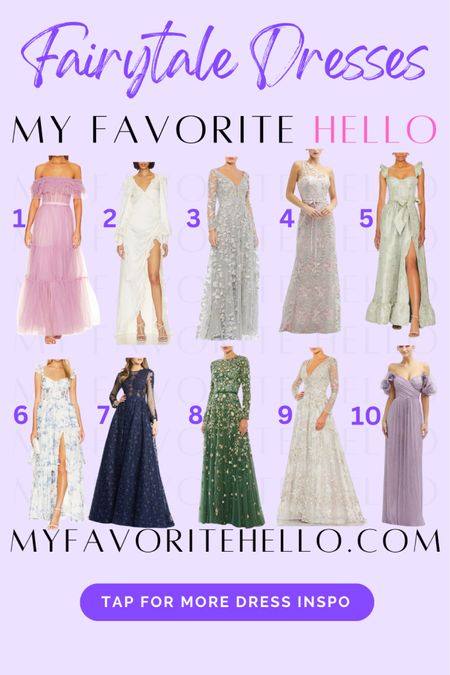 Evening gowns, formal gowns, Fairytale dresses, long fairytale gowns. #fairytaledress

#LTKparties #LTKwedding #LTKstyletip