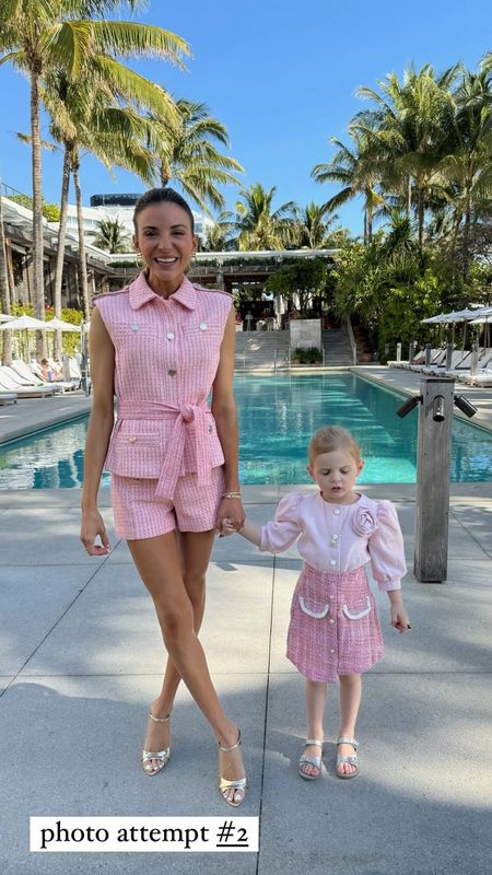 Matching outfits with Stella in Miami 😍🩷 mommy and me outfit idea 

#LTKbaby #LTKworkwear #LTKkids
