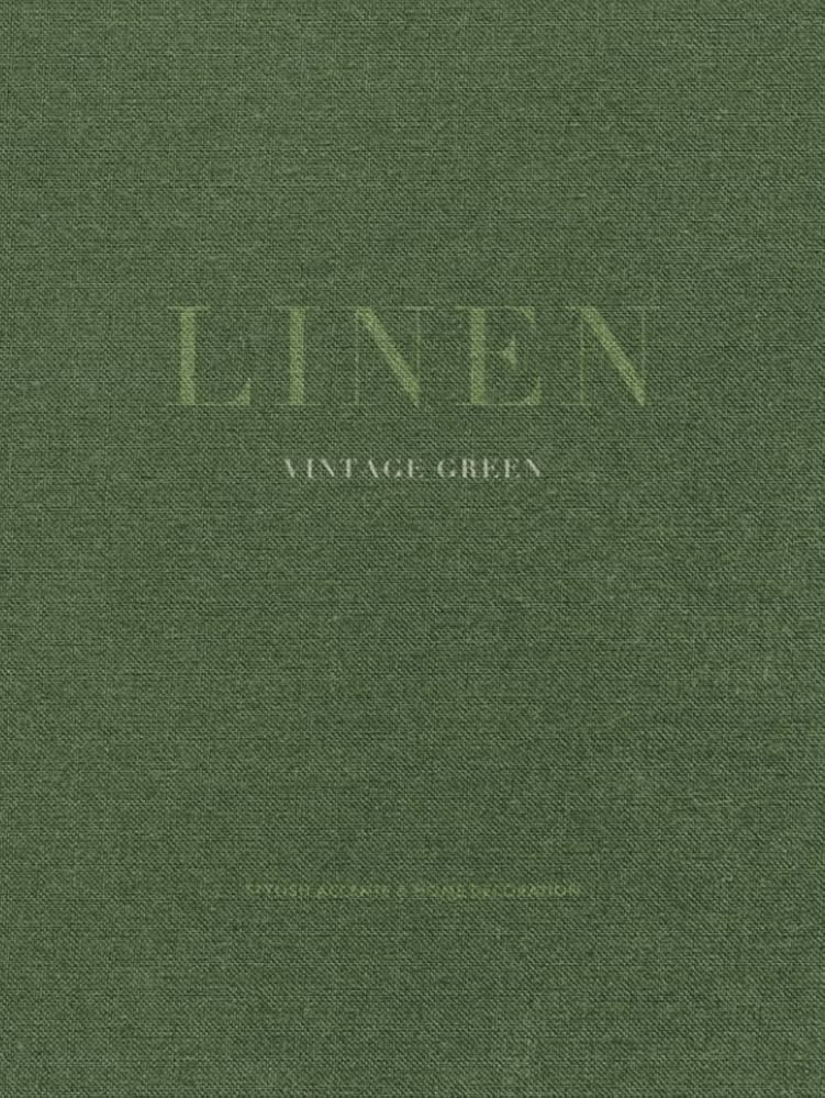 Vintage Green - Hard Cover Coffee Table Book, for Decor & Display | Linen Style Home Accent with ... | Amazon (US)