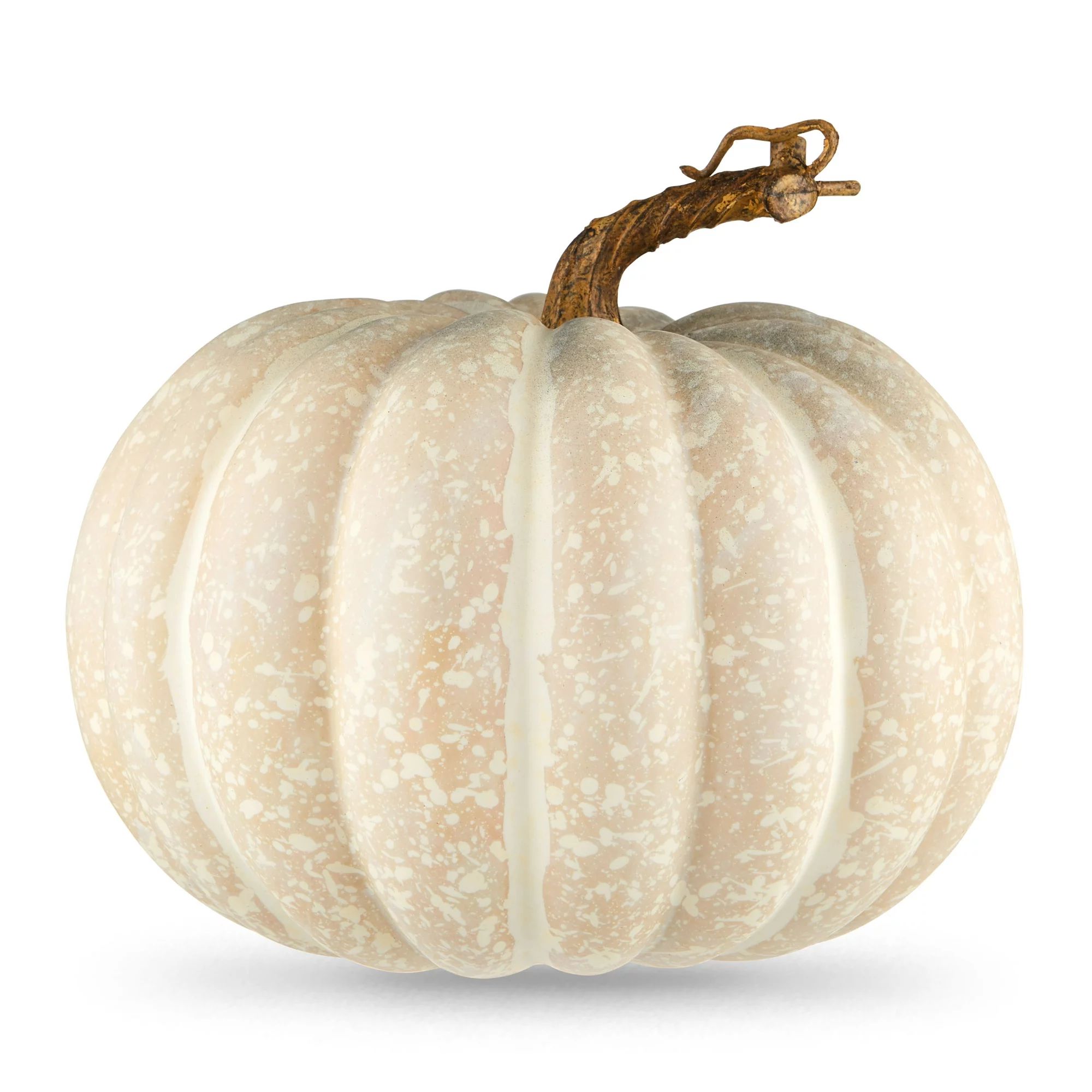 Harvest 7 in Speckled Short Beige Foam Pumpkin Decoration , Way to Celebrate - Walmart.com | Walmart (US)