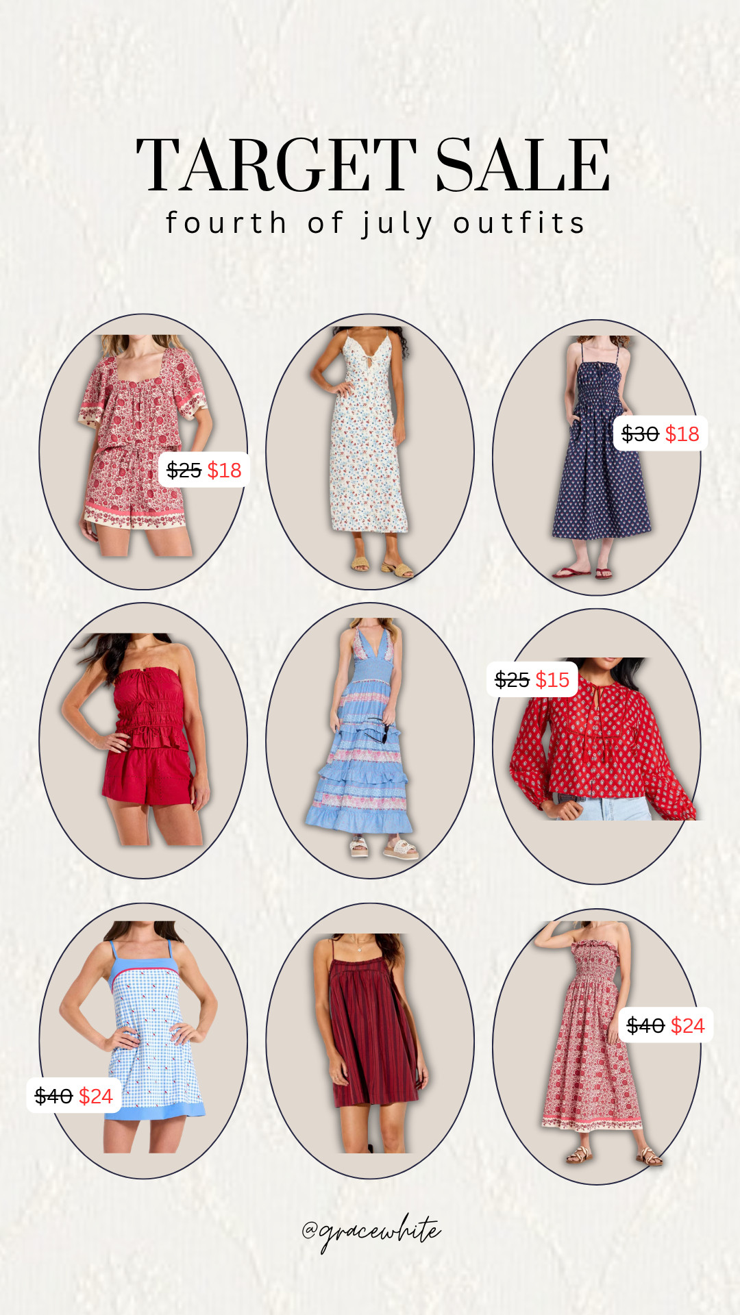 Target circle week deals!

fourth of july, fourth of july outfits, target deals, target circle week, target fashion, red white & blue, grace white 

 #LTKootd #LTKSeasonal #LTKSaleAlert