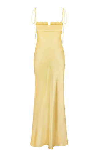 Tulip Satin Maxi Dress | Moda Operandi (Global)