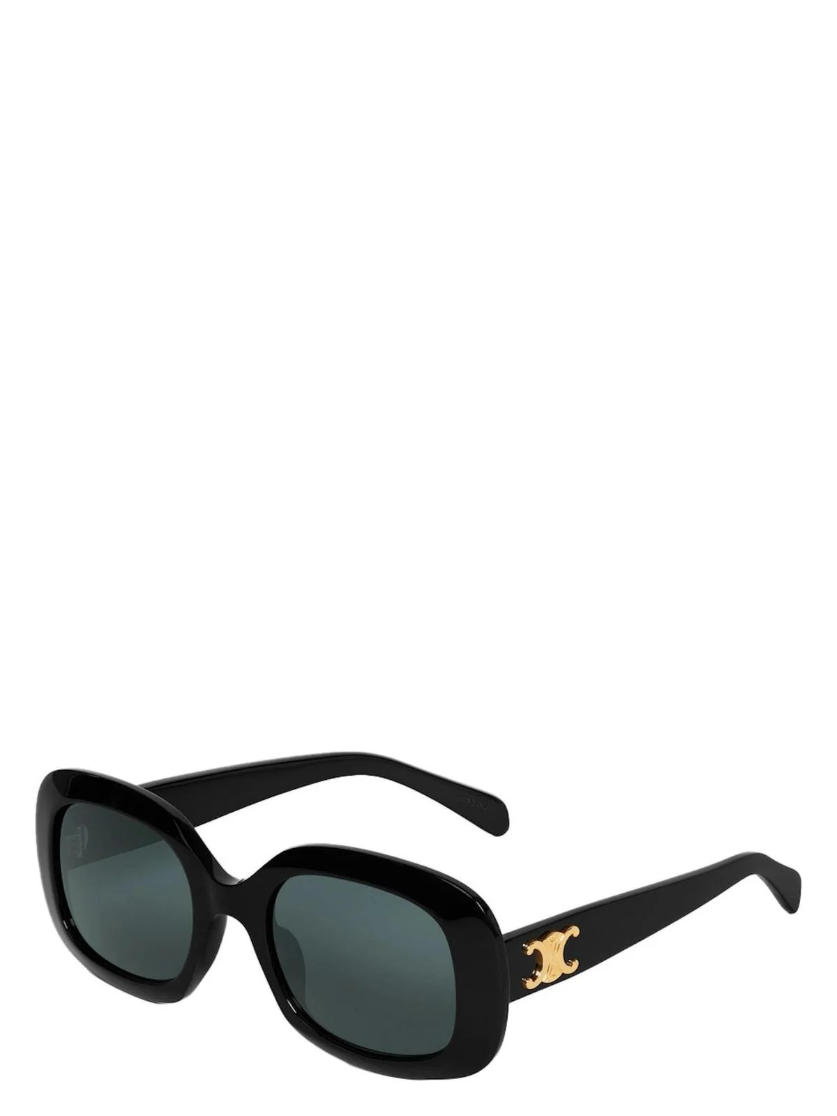 Celine Women's Lulu Triomphe Sunglasses In Acetate in Black | 4S262CPLB38NO | LOZURI