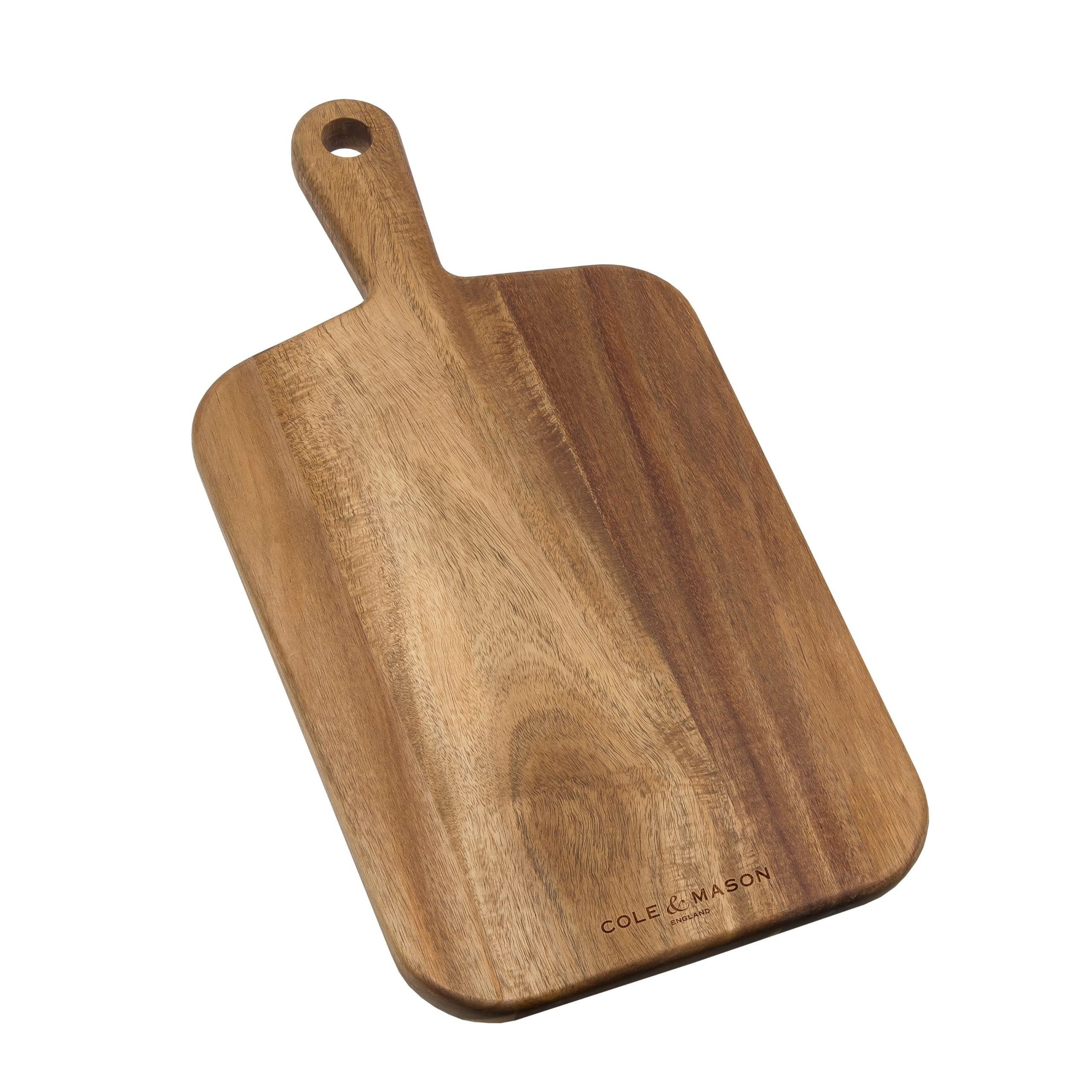 Cole & Mason Barkway Small Chopping Board With Handle - Acacia Wood Cutting Board - Serving & Cut... | Amazon (US)