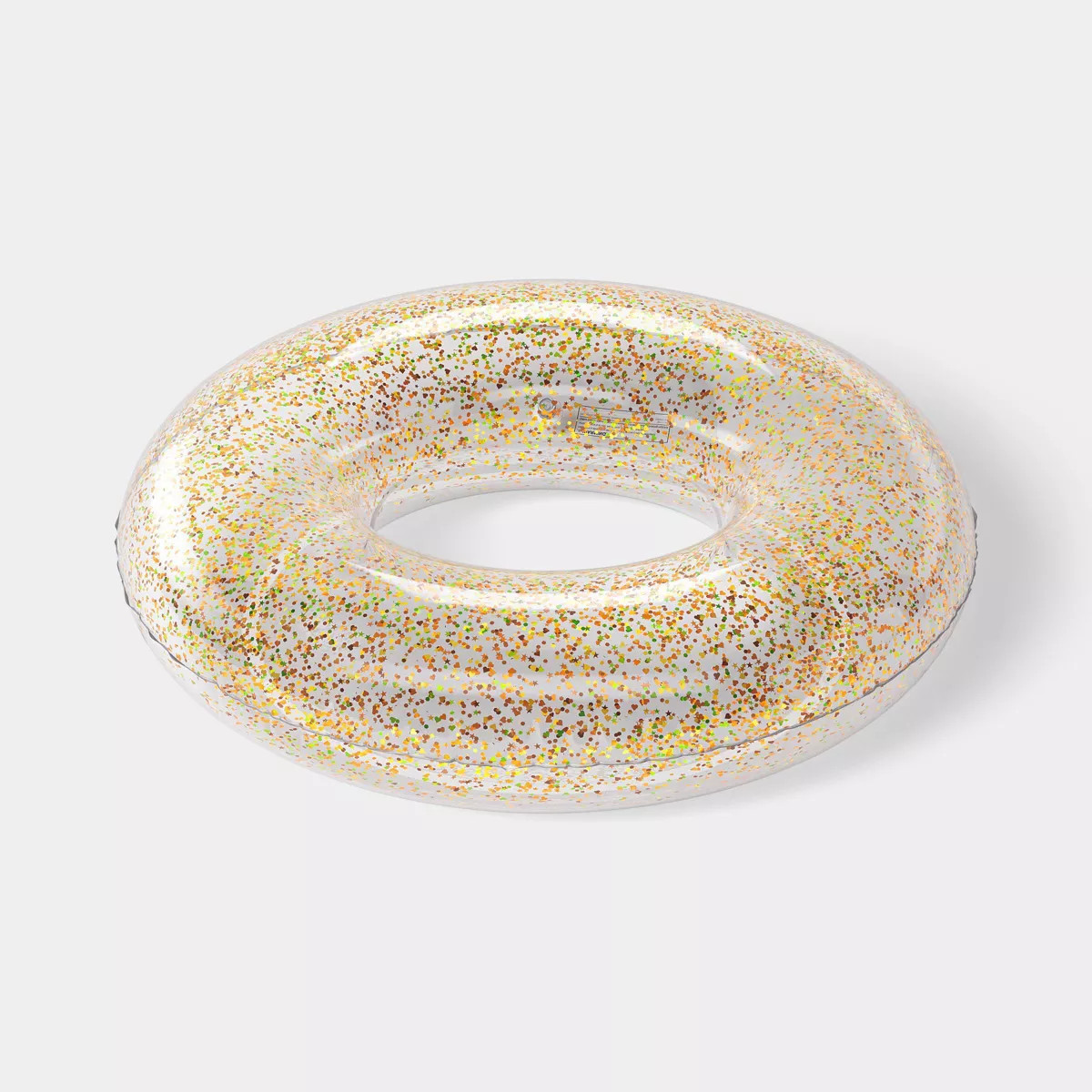 36" Glitter Pool Inner Tube - Sun Squad™ Gold | Target