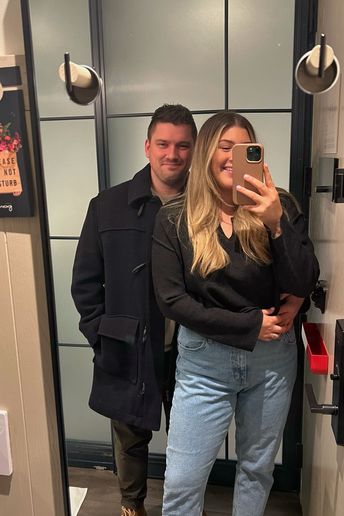 Comfy but cute date night outfit!! Wearing size L in the shirt! 