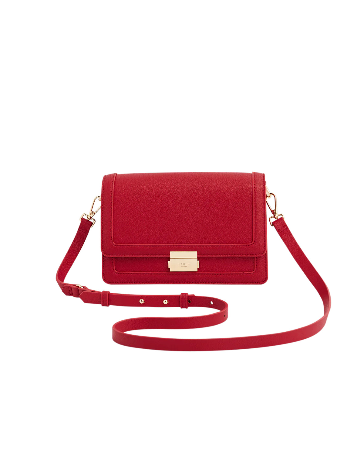 Kate Red Foldover Bag | Fable England