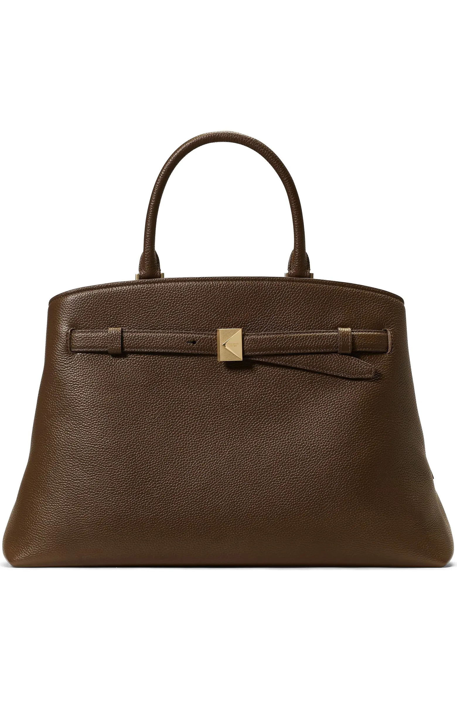 large deco pebble leather satchel | Nordstrom