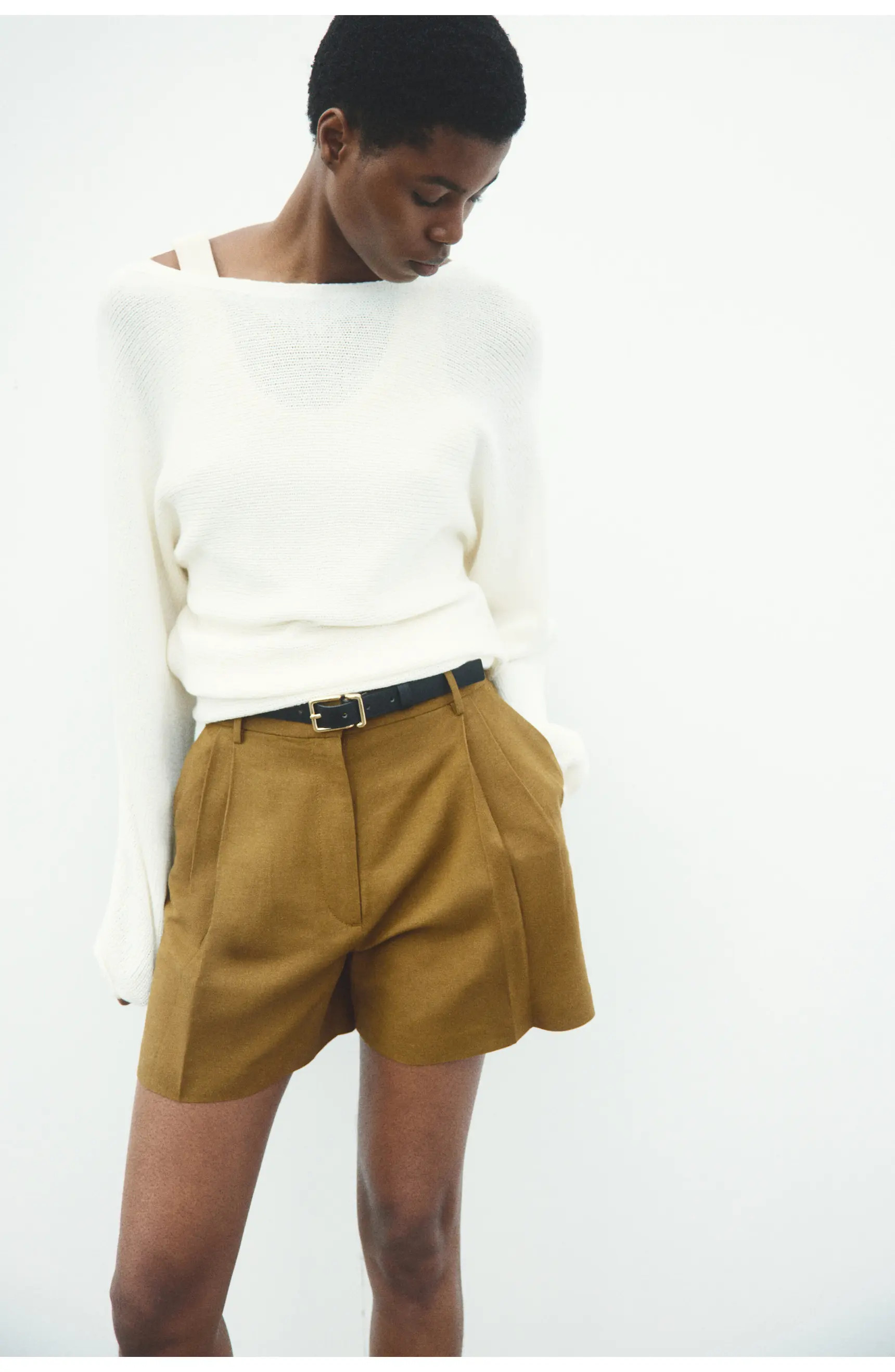 H&M Dressy linen-blend shorts | Nordstrom | Nordstrom