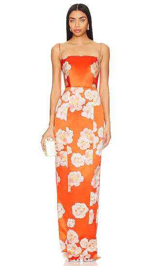 Sofia Dress in Orange Multi | Revolve Clothing (Global)