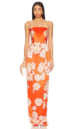 Sofia Dress in Orange Multi | Revolve Clothing (Global)