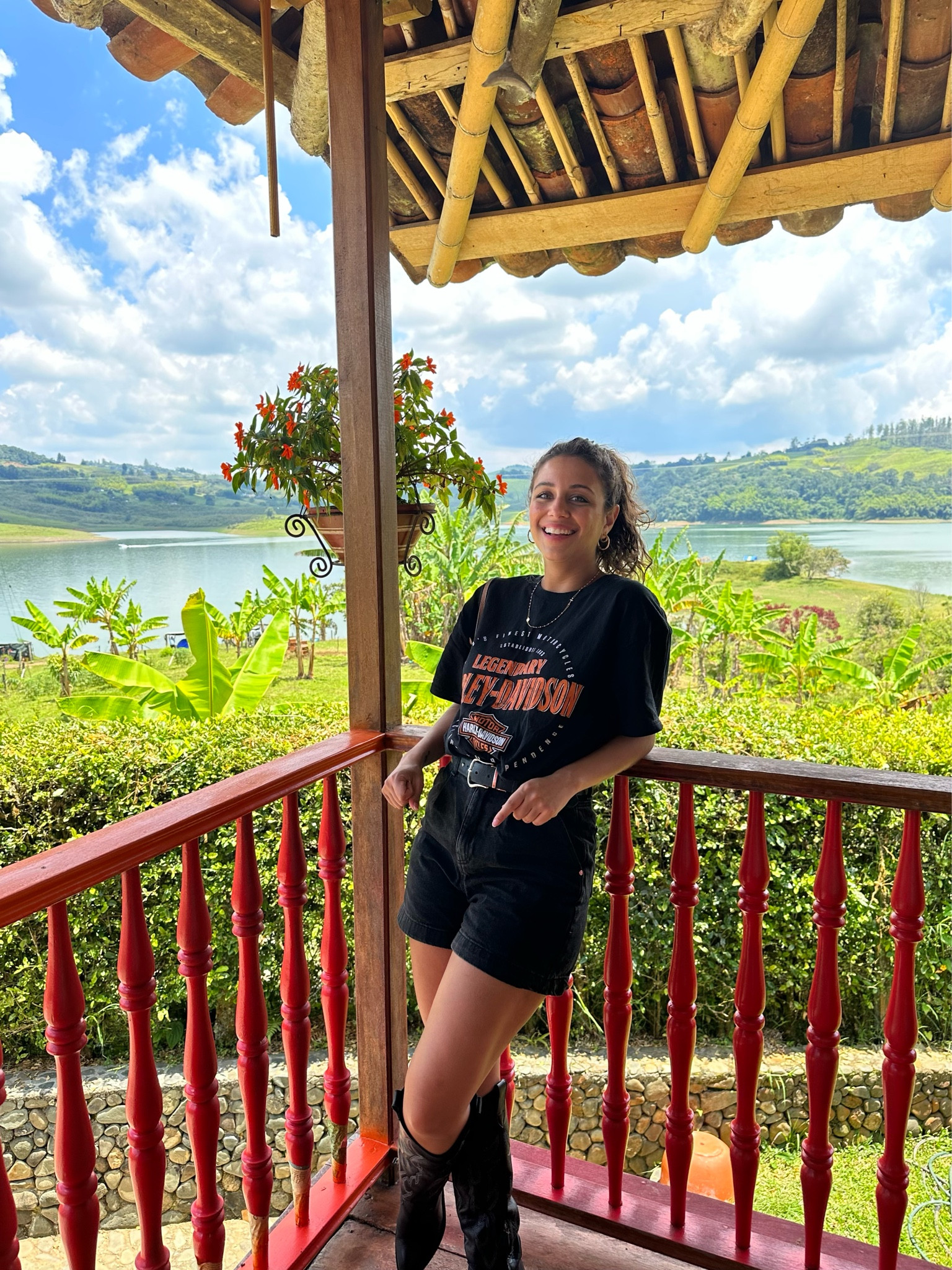 Cowboy look, festival look, all black denim look, Harley Davidson tee, graphic tee, band tee, spring London outfits, city break, London outfits 

#LTKeurope #LTKtravel #LTKstyletip
