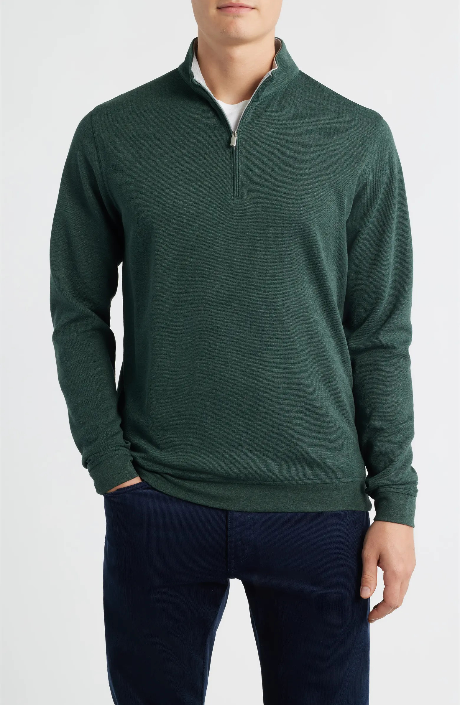 Comfort Interlock Quarter Zip Pullover | Nordstrom