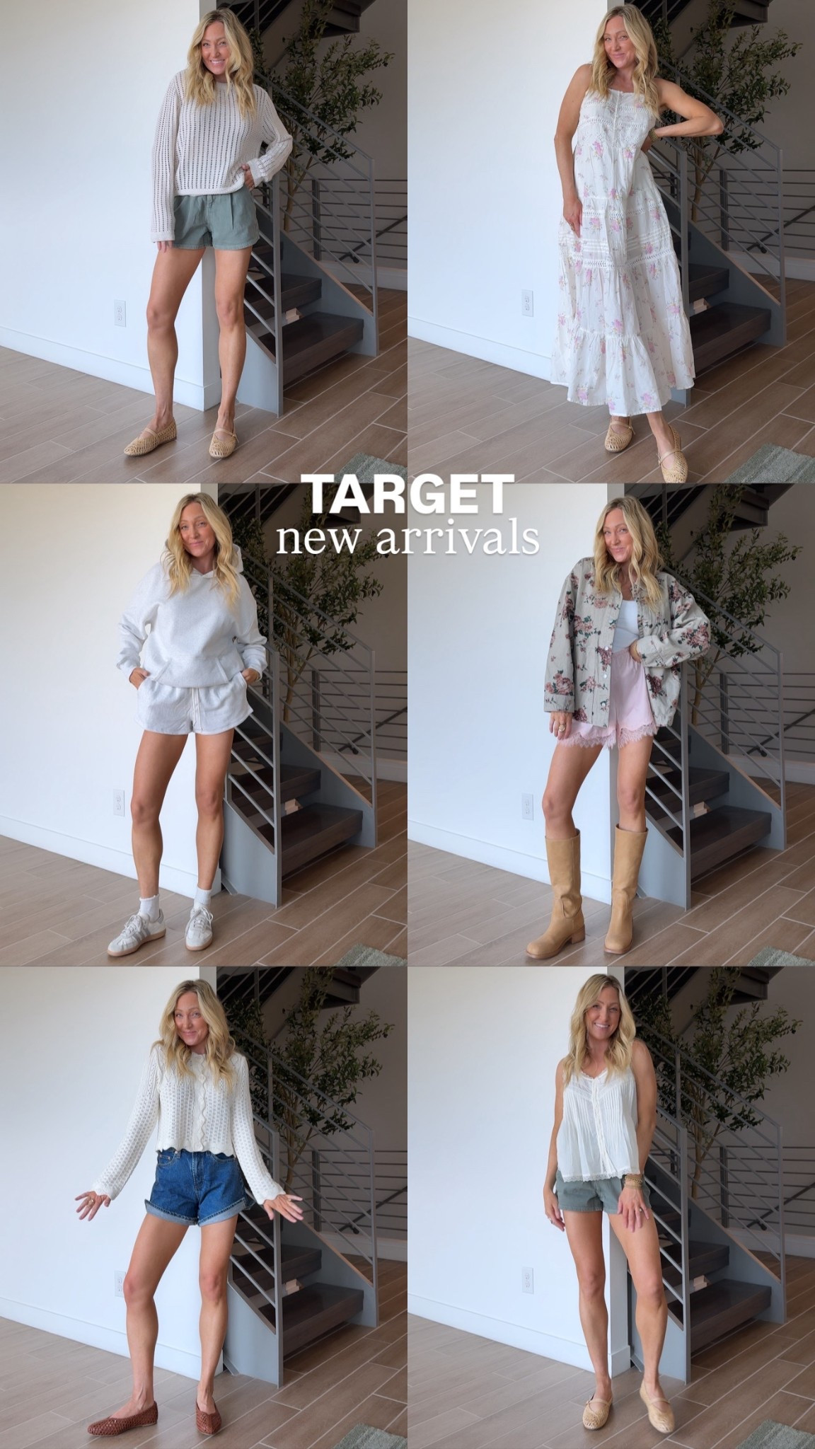 Target new arrivals for spring!!! Casual everyday looks for spring- florals, POINTELLE, etc! Wearing my true size in everything- small and size 0 in shorts.   

#LTKootd #LTKSpringSale #LTKSeasonal