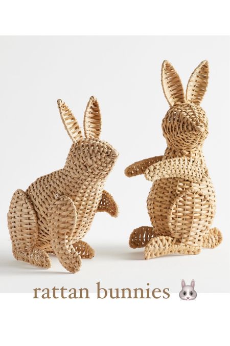 Pottery Barn rattan bunny rabbits 🐇 


#LTKSpringSale #LTKSeasonal #LTKhome