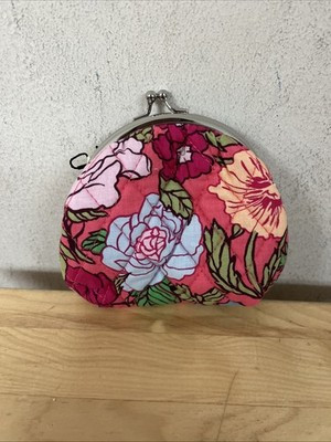 NWT!!! Vera Bradley Double Kisslock Coin Purse Pouch Vibrant Garenias | eBay | eBay US