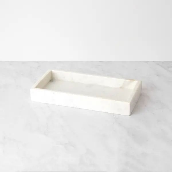 Aurora Home Marble Rectangle Tray | Bed Bath & Beyond