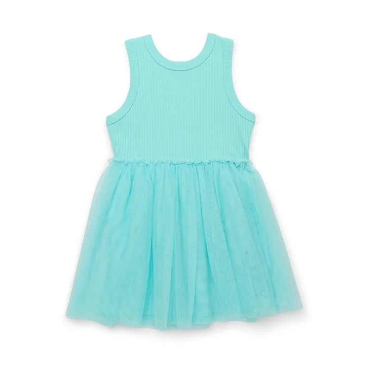 Wonder Nation Girls Tank Tutu Dress, Sizes 4-18 & Plus | Walmart (US)