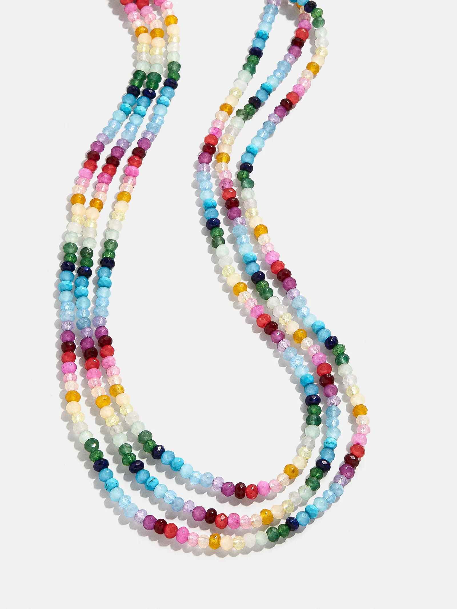 Lena Semi-Precious Layered Necklace - Multi | BaubleBar (US)