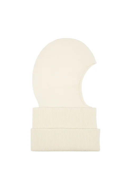 Ruslan Baginskiy - Ribbed Wool-blend Balaclava - Womens - Cream | Matches (US)