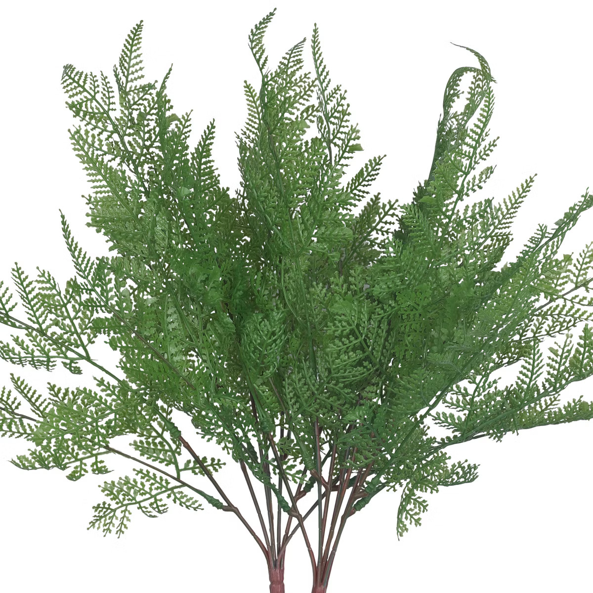 Unique Bargains Artificial Plants Faux Greenery Ferns Branches for Home Garden Decor 2 Pcs | Target