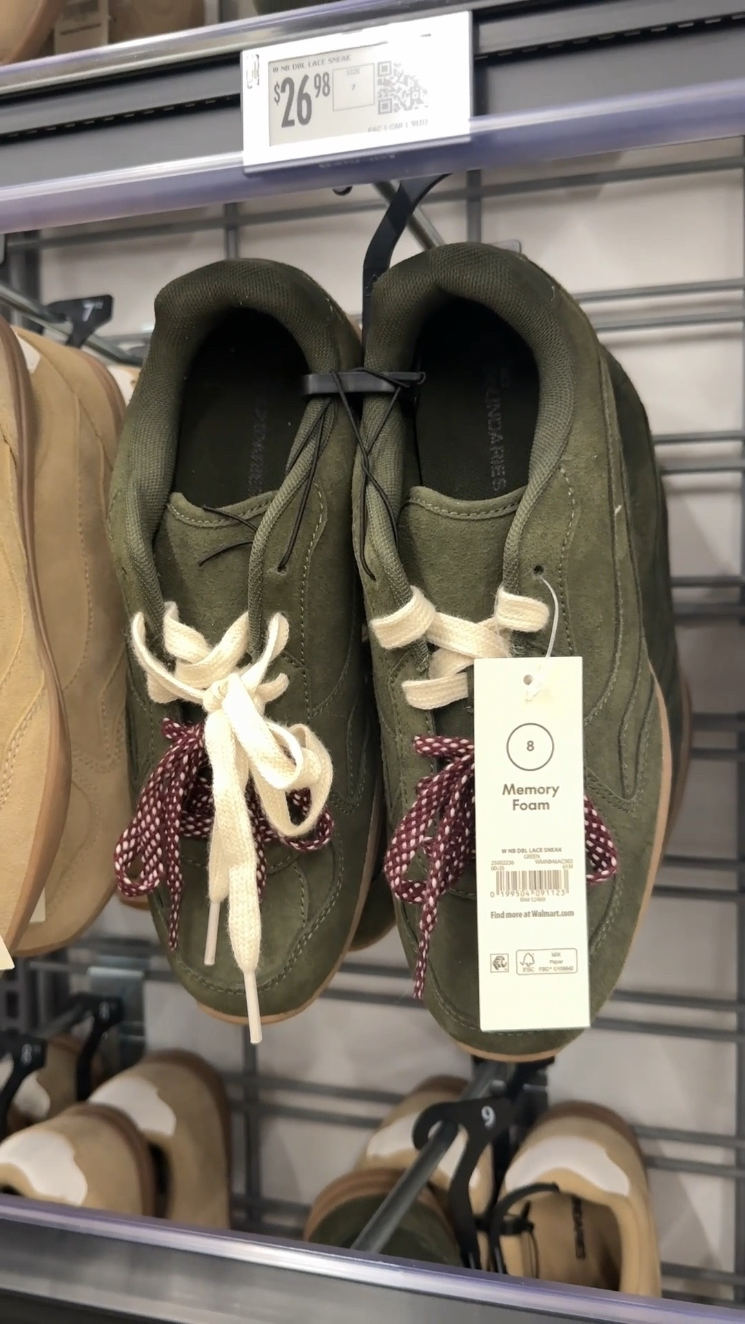 👟🤎Suede sneakers are having a major moment this fall, and Walmart is delivering. 

These retro-style trainers come in the coziest autumn palette — think deep olive green, warm sand/taupe, and a soft powder blue.

The olive and sand pairs both feature classic suede uppers with contrast lace-up detailing (love that burgundy polka-dot lace on the green pair!) and a chunky gum sole that adds instant vintage-runner appeal. The powder blue option leans more athletic with color-blocked panels and a crisp white swoosh detail — perfect for adding a pop of color to neutral fall fits.

All three are giving that effortless, thrown-on-with-anything energy — pair with cuffed denim, a chunky knit, and you're set for cooler days ahead. Budget-friendly too, which makes them an easy yes this season! 🛍️

Over 40 style, fall outfits women, mom style, autumn outfits

#LTKOver40 #LTKMidsize #LTKootd
