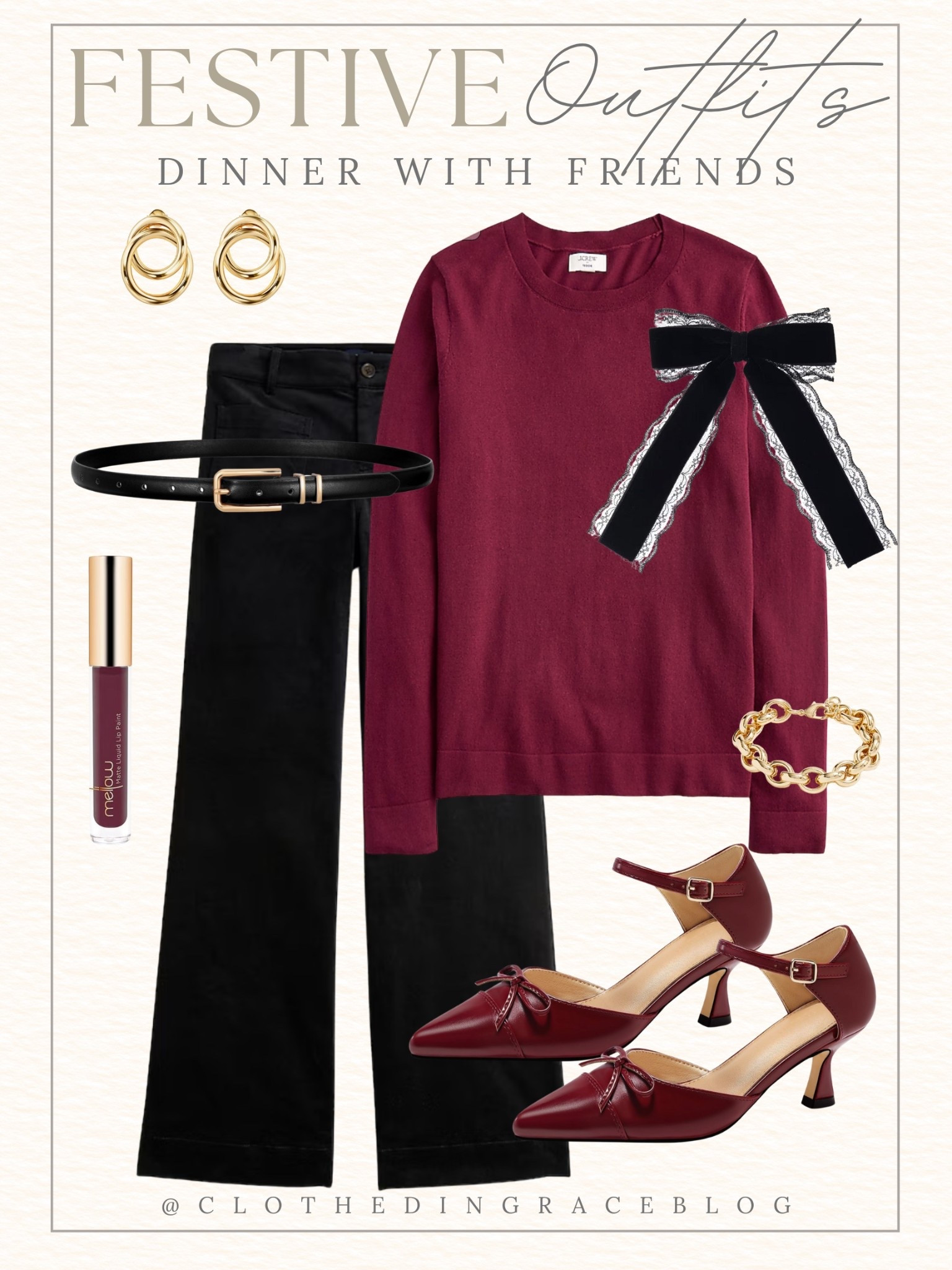 Holiday dinner out with friends 