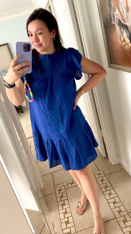Easy to throw on and go dress for summer, fully lined with flutter sleeves. Wearing a small. 
J. Marie dresses for warm weather and vacation style 
Sarah Flint slide sandals 


#LTKshoecrush #LTKSeasonal #LTKtravel