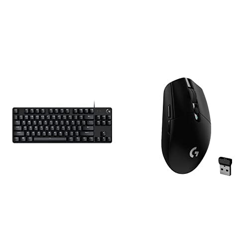 Logitech G413 TKL SE Mechanical Gaming Keyboard + G305 Lightspeed Wireless Gaming Mouse - Black | Amazon (US)