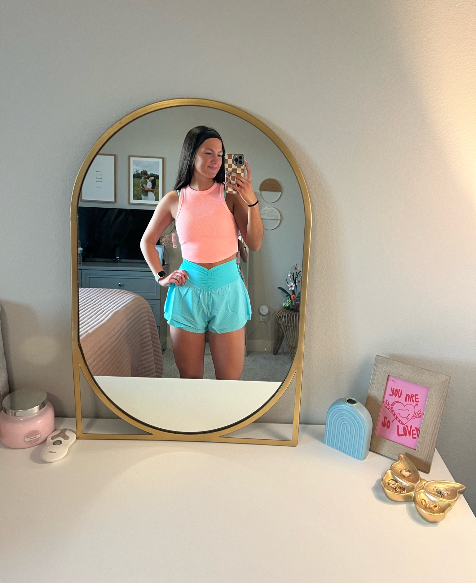 size xs in top 
size small in bottoms 
🩵🫧🥝🥭💘