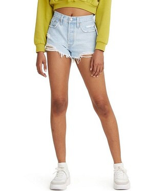 Levi's® 501® Original High-Rise Cut-Off Jean Shorts | Dillard's | Dillard's