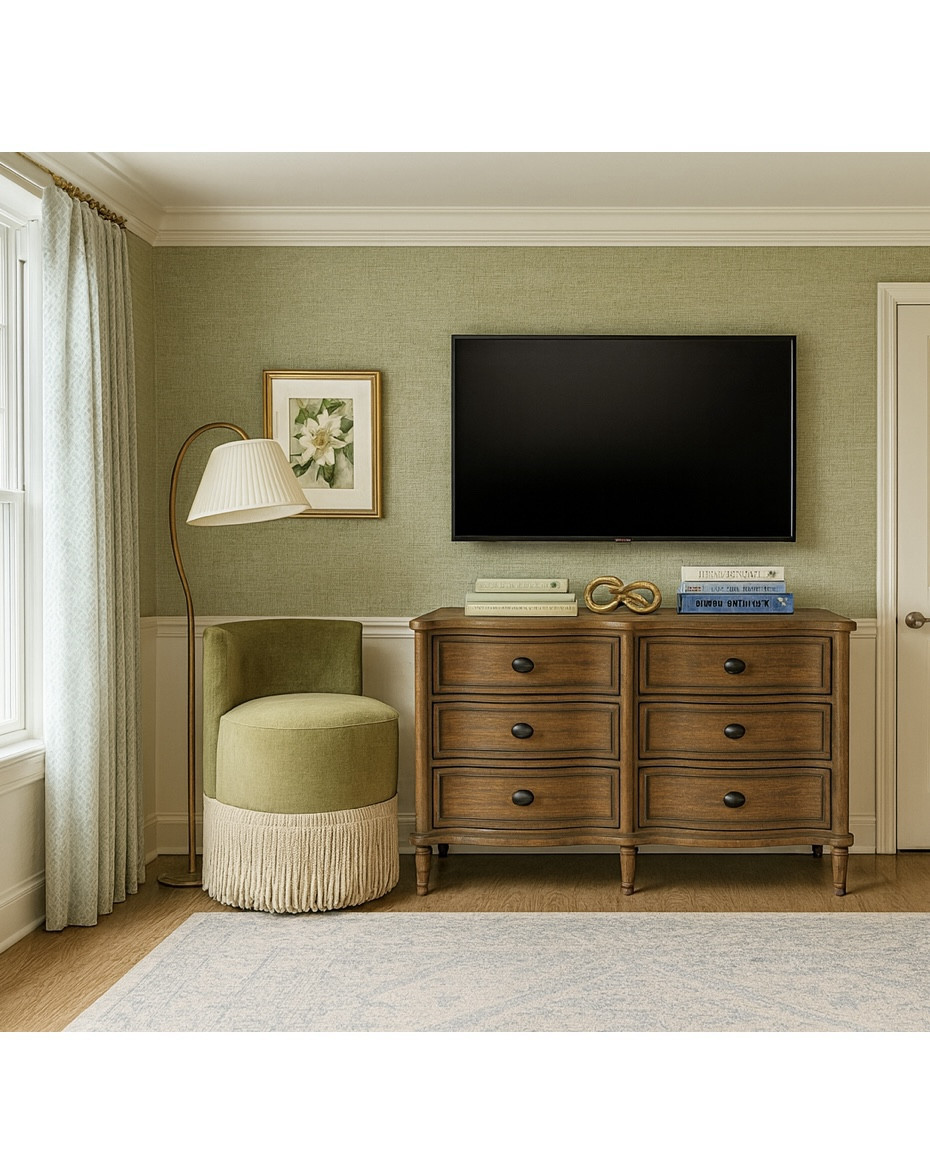 A dress styling and sitting area of a primary bedroom off to a client! 

#LTKSaleAlert #LTKStyleTip #LTKHome