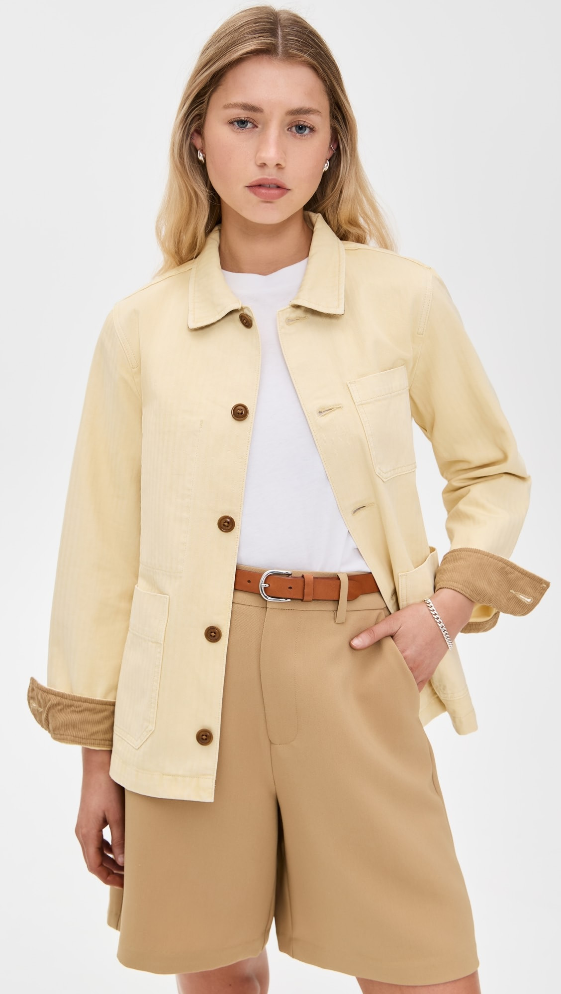 Britt Work Jacket in Recycled Denim | Shopbop