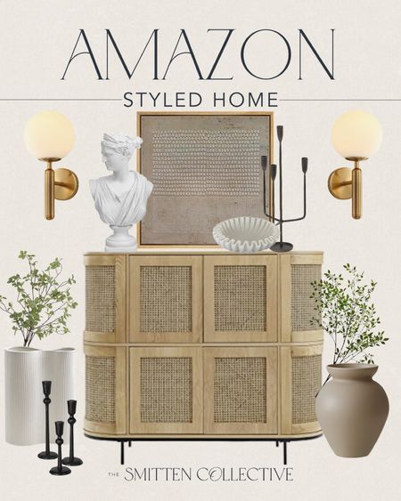 Loving this cane bar cabinet from Amazon styled with these modern traditional, affordable decor finds!


#LTKhome #LTKstyletip #LTKunder50