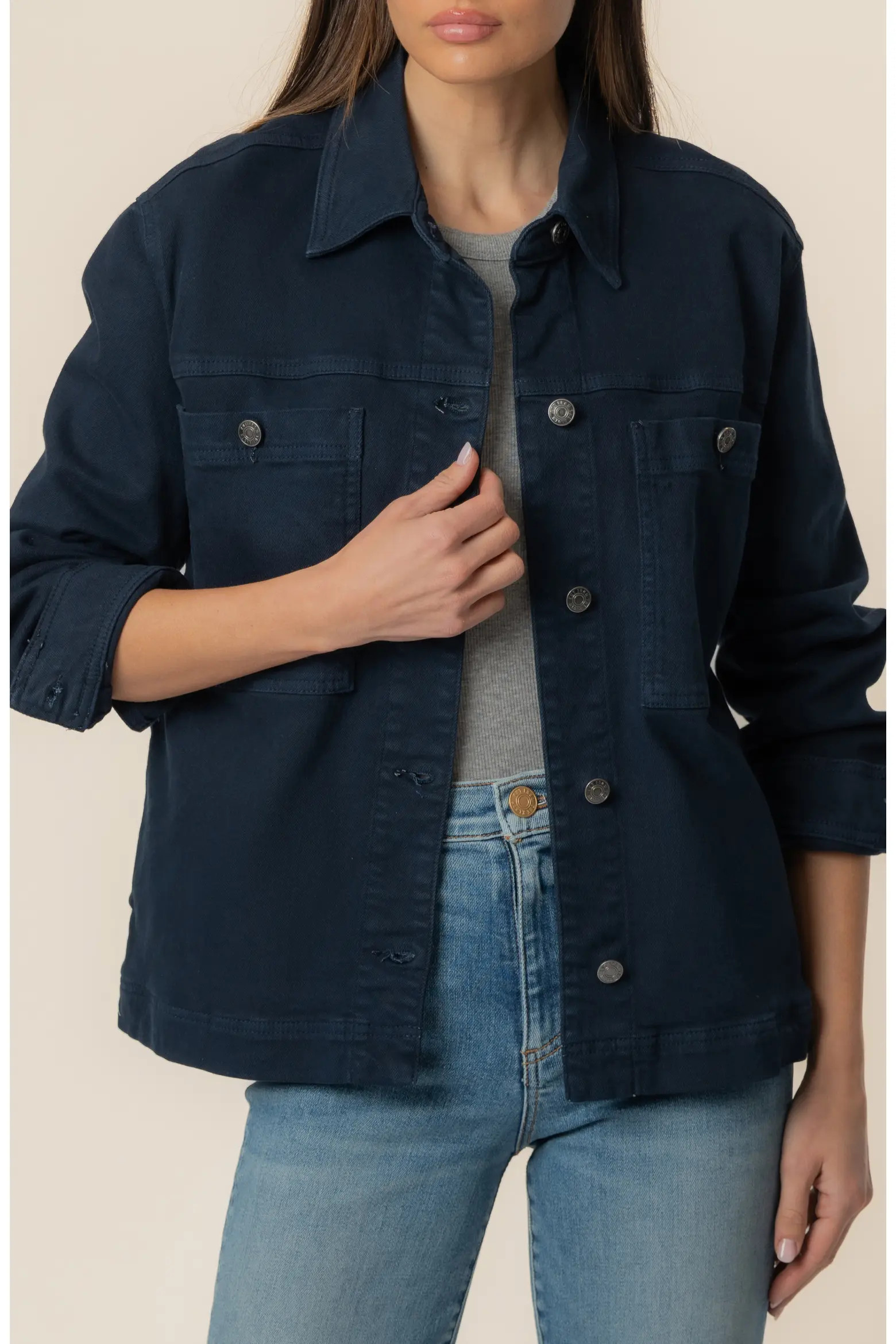 Barb Stretch Cotton Shirt Jacket (Women) | Nordstrom | Nordstrom