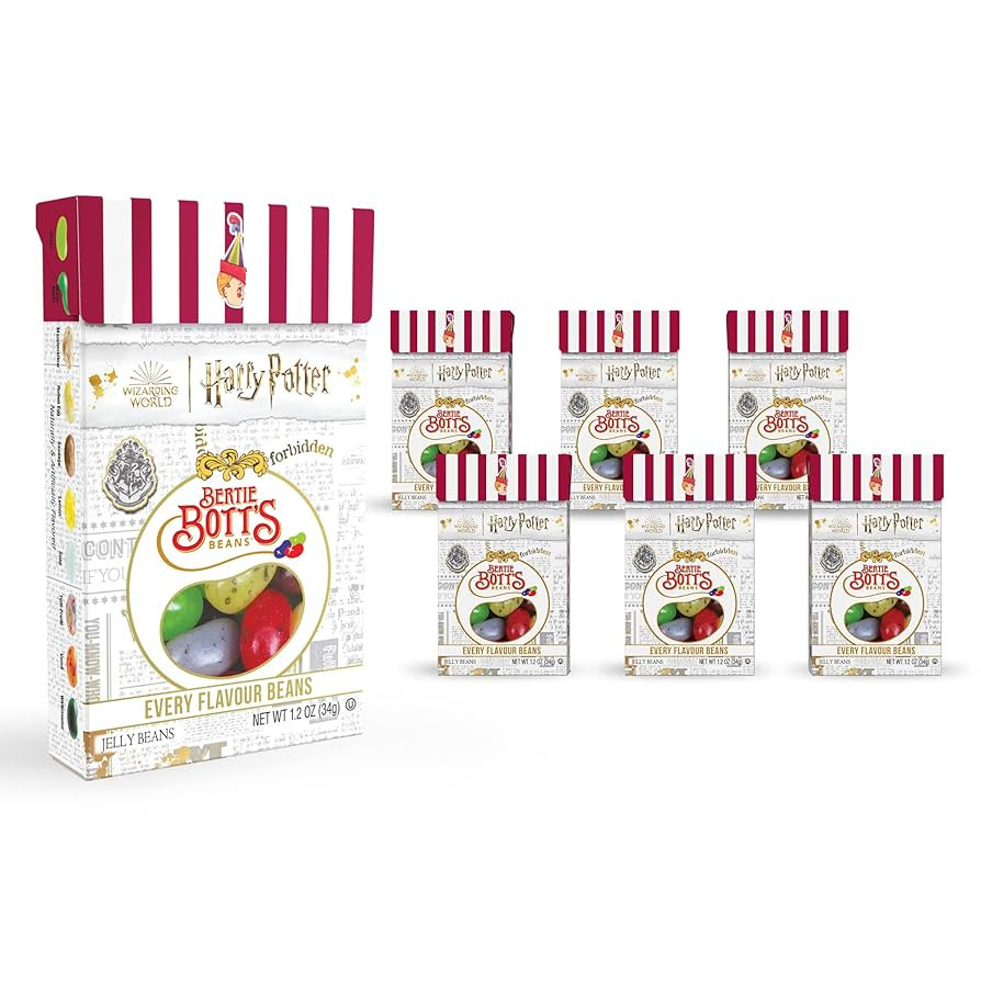 Harry Potter™ Bertie Bott's Every Flavour Beans, 1.2 oz Box, 6 Pack | Amazon (US)