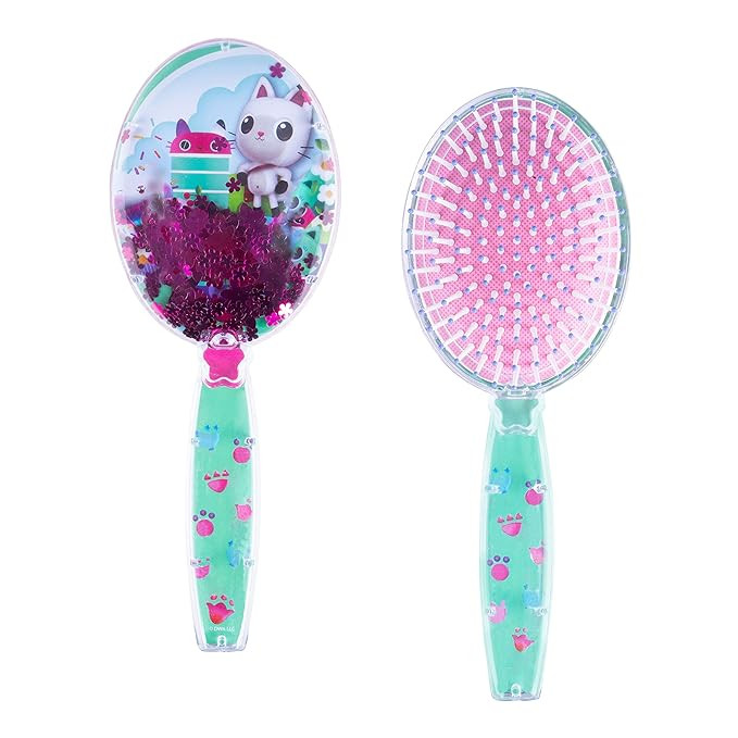 Gabby's Dollhouse Hair Brush with Magical Sparkling Stars Confetti HairBrush - Kids Ages 3+ | Amazon (US)