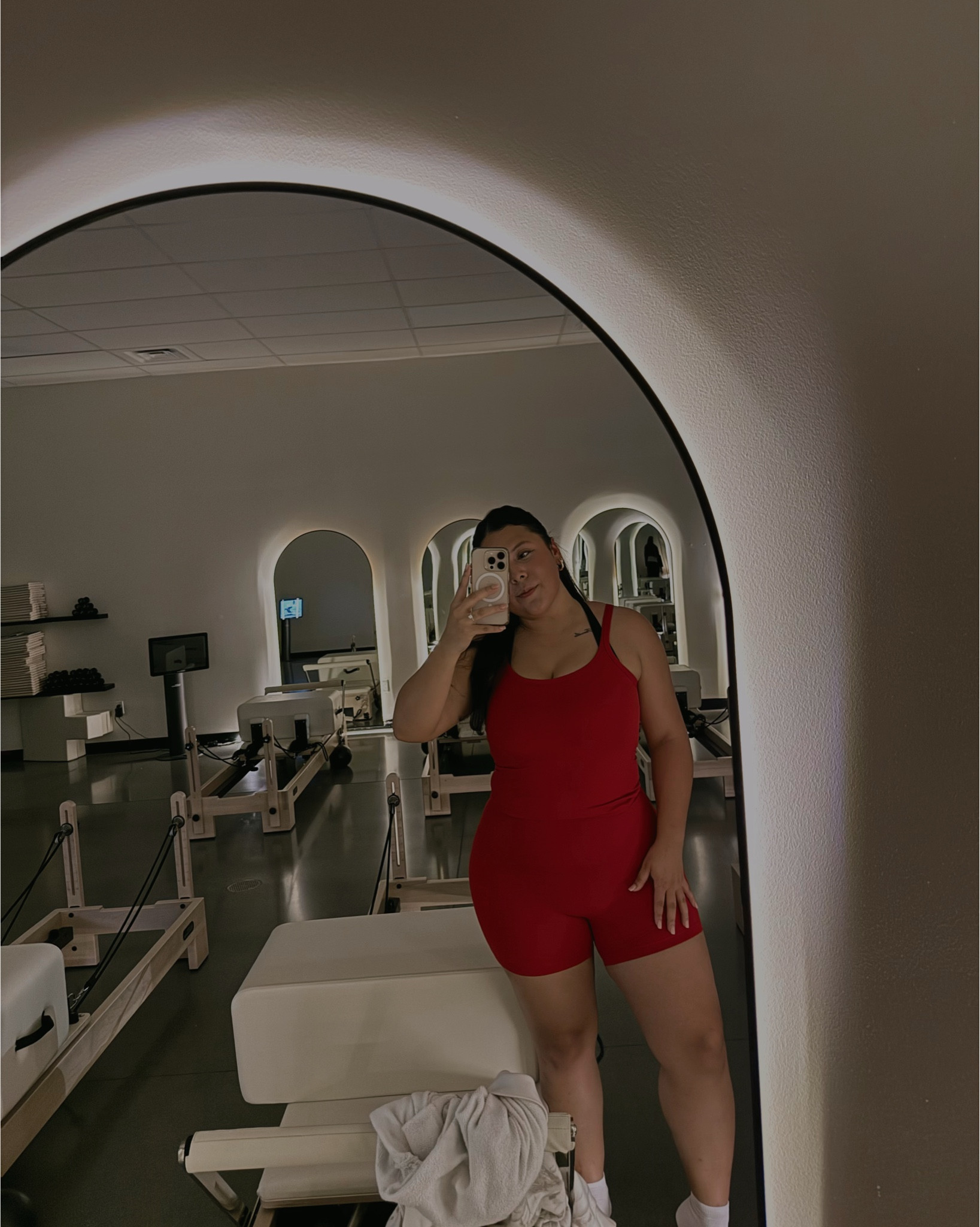 Valentines week Pilates outfit💋🥰 red is my hyper fixation rn!!  @lululemon 

#LTKValentine #LTKMidsize #LTKActive