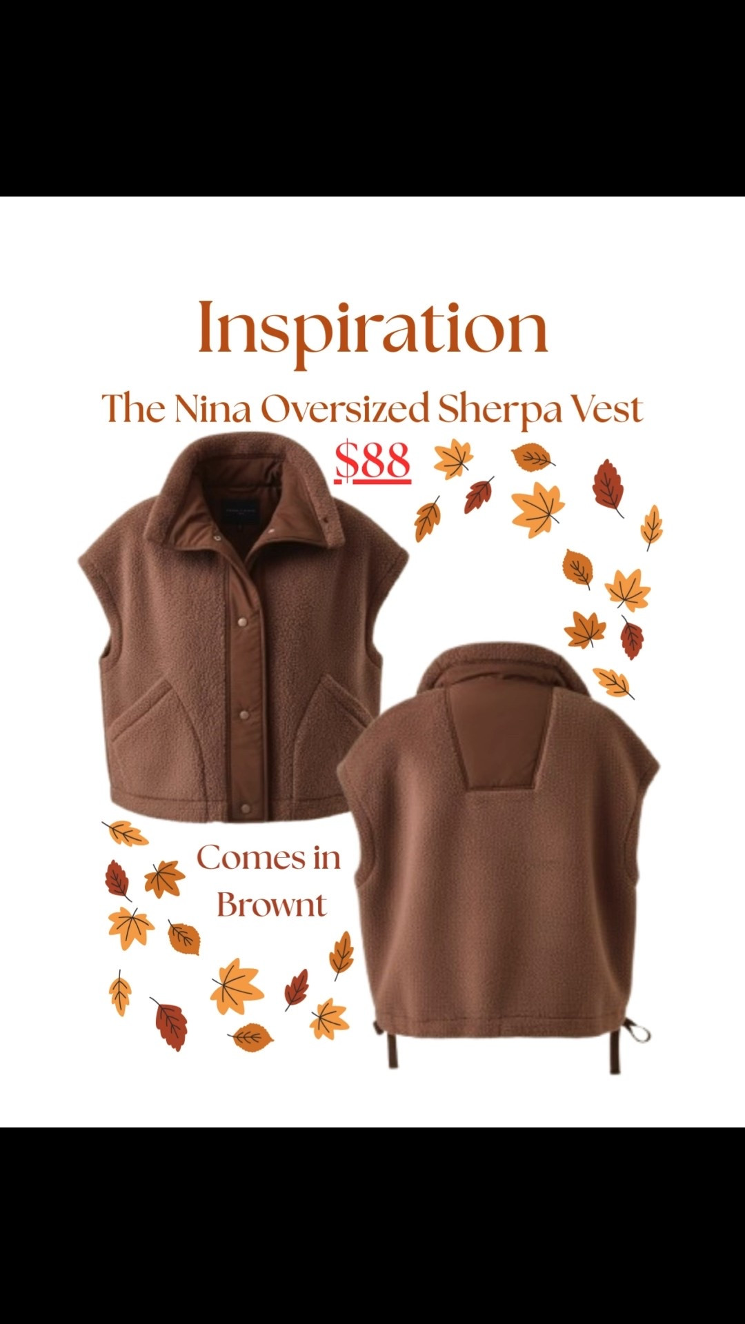 Women’s  Fleece Fall vest 😍

Both have the same detail in the back (some details were lost while creating this video 🤦🏼‍♀️)

Buy here from Amazon and SAVE!



#LTKStyleTip #LTKSeasonal #LTKFindsUnder50