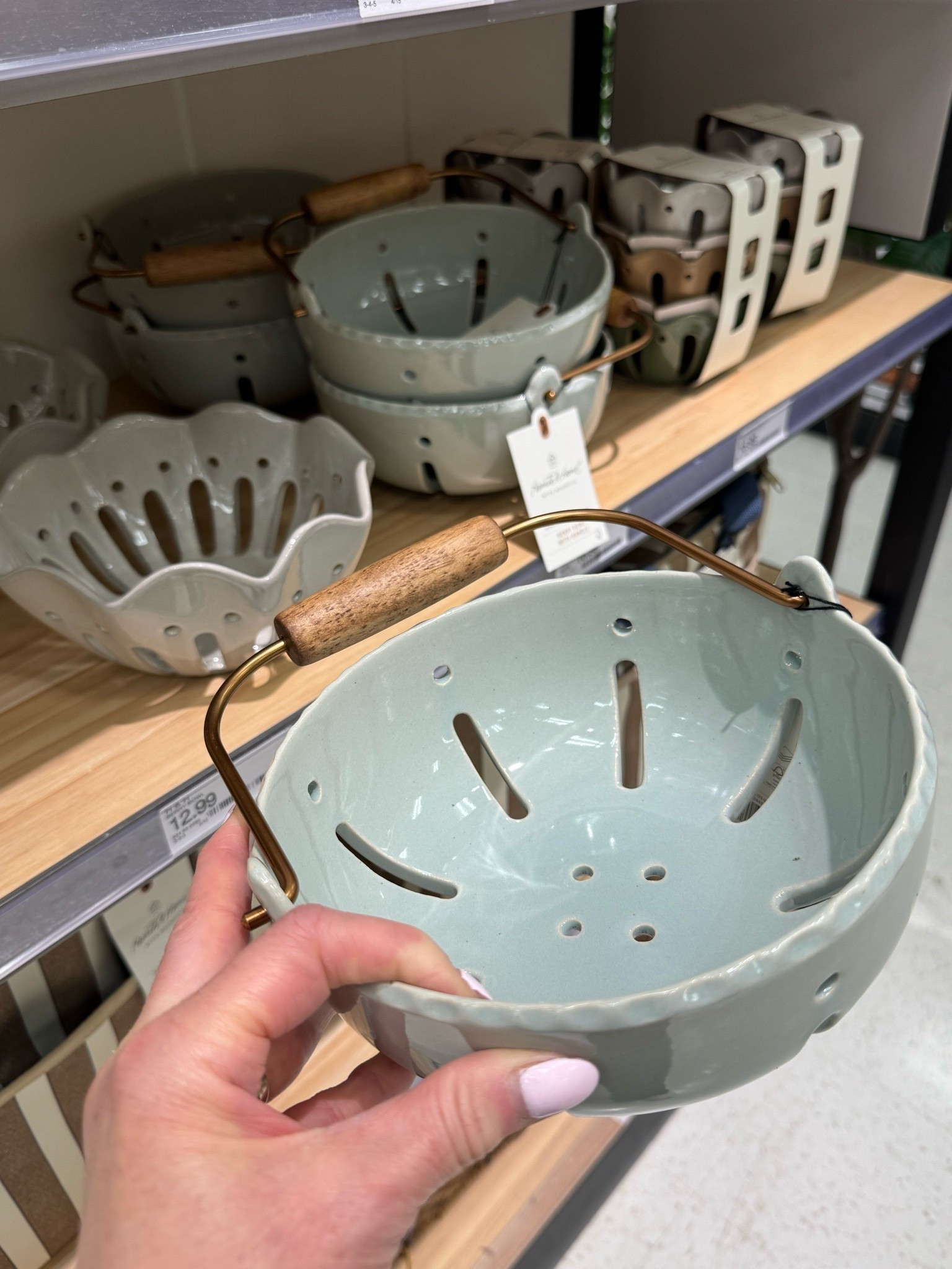 Give me all the berry bowls. This bow is a great size, larger than most berry bowls and had the cutest handle. I grabbed this one and the larges wavy edge bowl on the shelf.

#LTKSaleAlert #LTKHome #LTKSeasonal