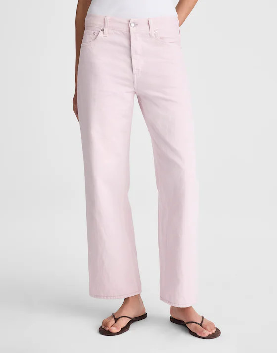 Low-Slung Baggy Crop Jean | Madewell