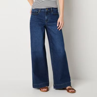 a.n.a Womens High Rise Wide Leg Jean | JCPenney