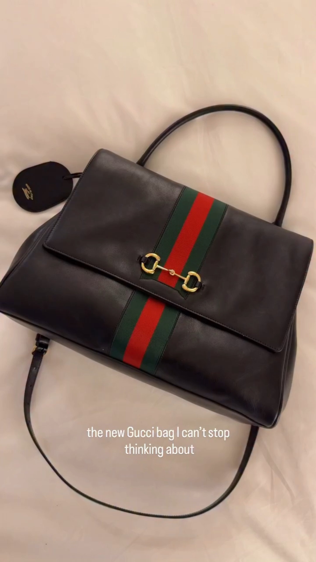 I haven’t been seeing this bag anywhere and I think that’s part of why I love it.
The Gucci Paparazzo large top handle bag has such a strong presence in person. The size, the structure… it just feels different.

#guccibag #luxuryhandbags #designerbags #bagreveal