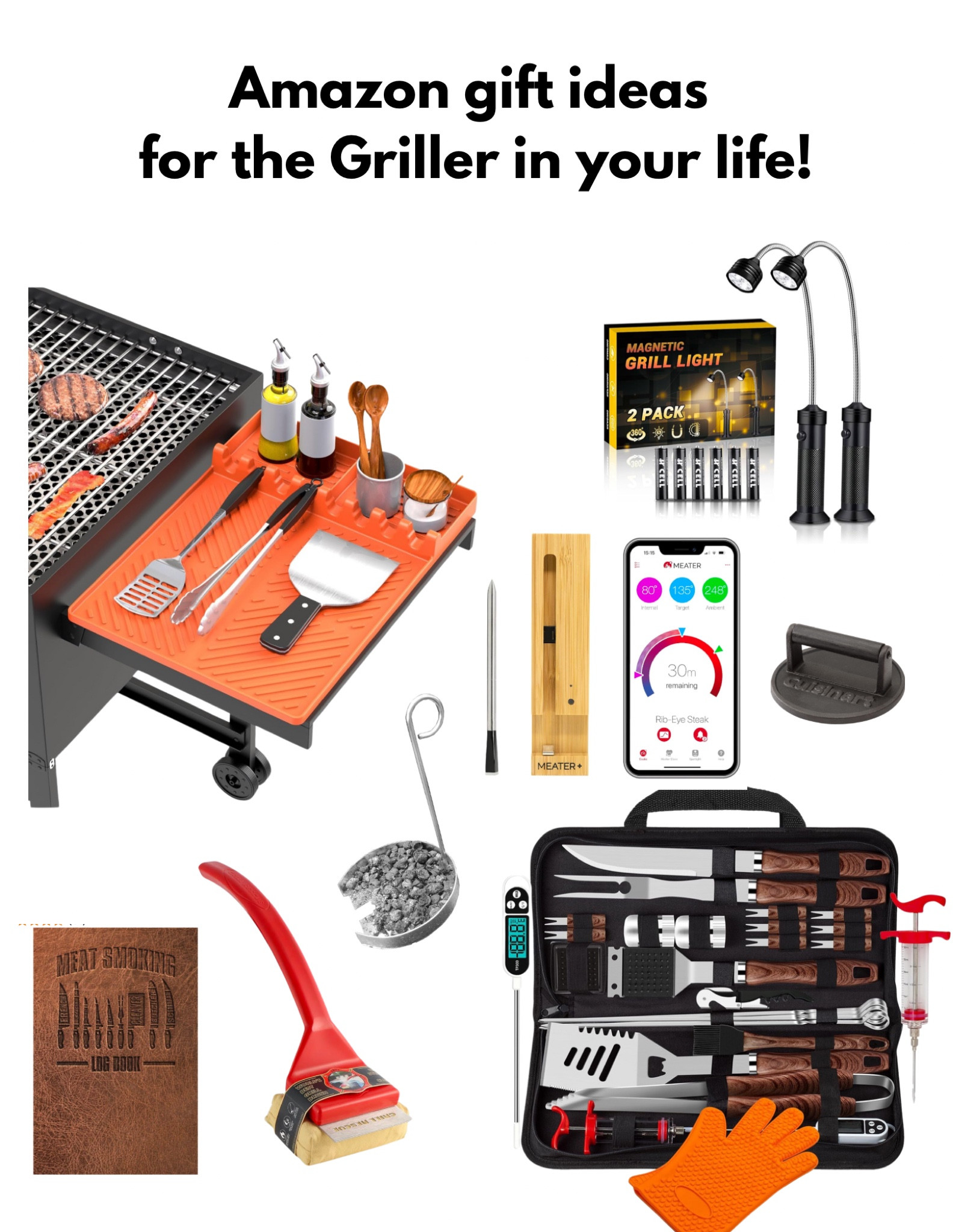 Amazon grill accessories for the man in your life! 

#LTKMens #LTKGiftGuide #LTKHoliday