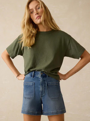 Stretch Terry Patch Pocket Short - Riverton | Faherty